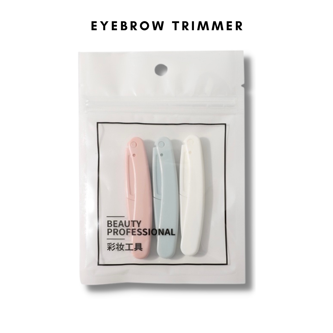 Eyebrow Trimmer 3-In-1 (White/Pink/Sky Blue)