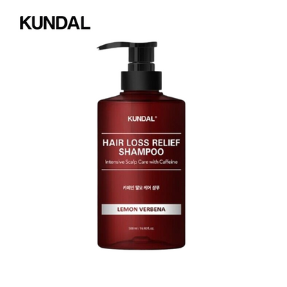 KUNDAL Hair Loss Relief Shampoo 500ml (Baby Powder, Cherry Blossom, White Musk, Aqua Mint)