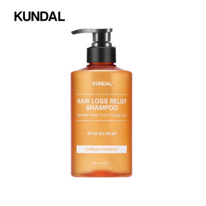 KUNDAL Hair Loss Relief Shampoo 500ml (Baby Powder, Cherry Blossom, White Musk, Aqua Mint)