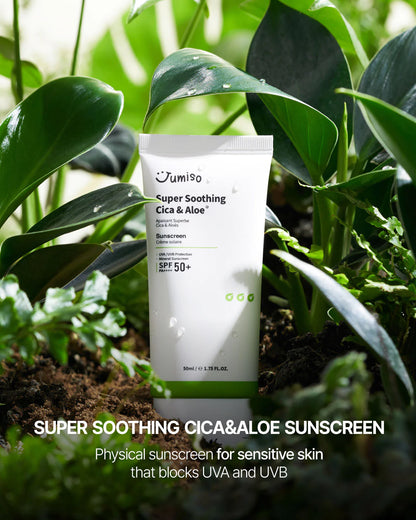 JUMISO Waterfull Hyaluronic Acid Sunscreen / Super Soothing Cica & Aloe Sunscreen SPF50+ PA++++ 50ML