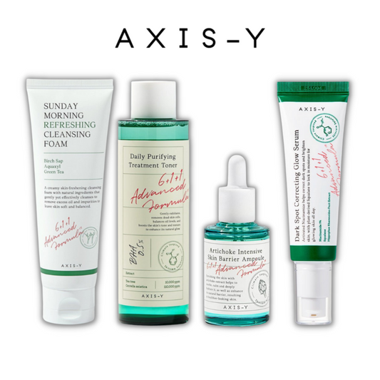 AXIS-Y Skincare Routine Set 4-In-1 / Sunday Morning Refreshing Cleansing Foam Set