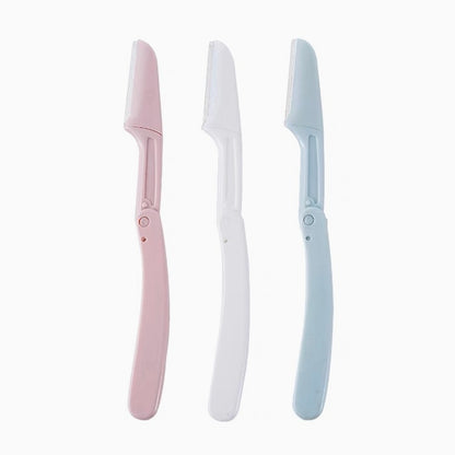 Eyebrow Trimmer 3-In-1 (White/Pink/Sky Blue)